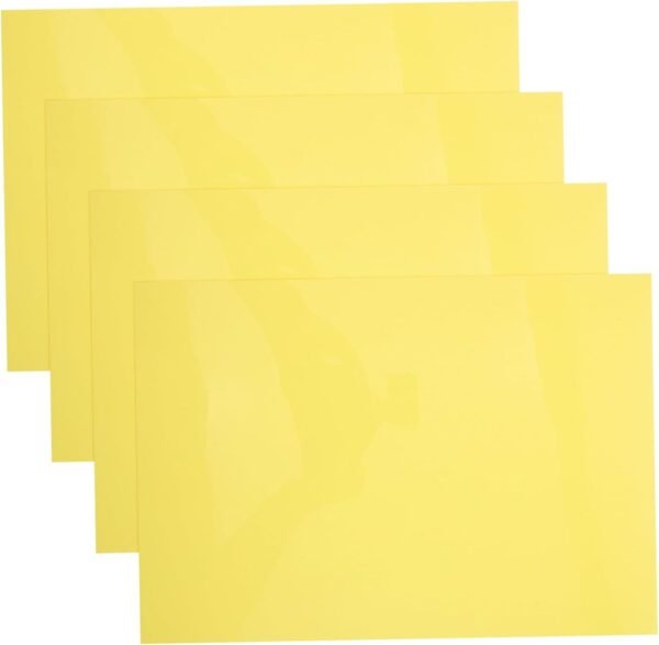 4pcs Frosted Color Heat Shrink Sheets for DIY Crafts 20x29cm Cuttable Shrink Film for Jewelry Phone Chains and Brooches