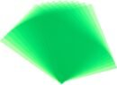 7.87 x 5.7 Inch Shrink Plastic Sheets, 10 Pack Colorful Printable Sanded Blank Heat Shrink Art Film Paper for Creative Craft, DIY Making, Green
