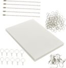 Creative DIY Jewelry Making Heat Shrink Sheets Kit Shrink Plastic Kit Beads Bracelet Making Bulk Charms