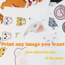 25 Sheets White Printable Shrink Plastic Sheets,Printable Shrink Sheets Inkjet Shrink Films Papers for Inkjet Printer Kids DIY Art