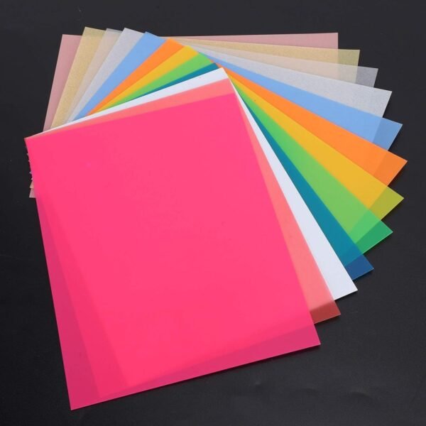 Heat Shrink Film Sheets, Keychains Accessory Heat-Shrink Sheets, Colorful Hand-Made Crafts Keychains Pendants Necklaces for Enthusiasts - Image 2