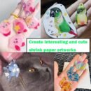 Shrink Plastic Sheets,36Pack Shrink Film Sheets Sanded Shrink Paper Sheets,Shrink Art Paper Kit for Creative Craft DIY Ornaments(8 x 5.7inch)